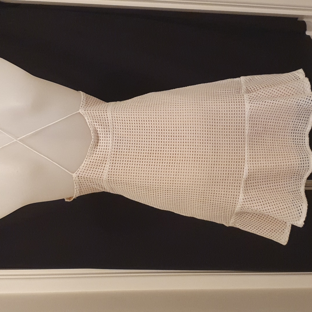 Toby Heart Ginger Sexy Cream Dress Fully Lined size Medium and XS - Picture 6 of 7